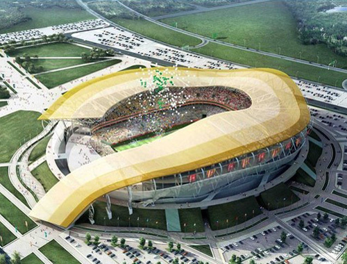 Project of the stadium for Football World Cup matches in Rostov-on-Don. Photo by http://techvesti.ru Project of the stadium for Football World Cup matches in Rostov-on-Don. Photo by http://techvesti.ru