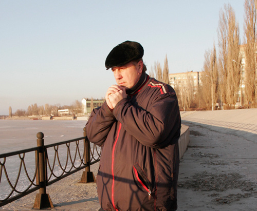Journalist Oleg Teplischev. Astrakhan, February 2011. Photo by the "Caucasian Knot" Journalist Oleg Teplischev. Astrakhan, February 2011. Photo by the "Caucasian Knot"