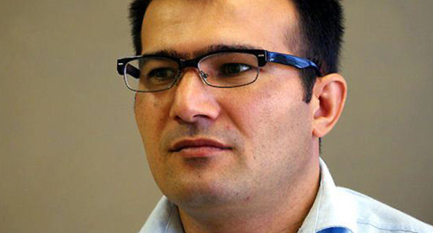 Seymur Haziyev, a columnist for the opposition "Azadliq" newspaper. Photo: Azadliq Radiosu.az (RFE/RL)