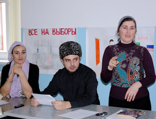 One of the polling stations in Chechnya. Courtesy of the Election Commission of the Chechen Republic: http://chechen.izbirkom.ru One of the polling stations in Chechnya. Courtesy of the Election Commission of the Chechen Republic: http://chechen.izbirkom.ru