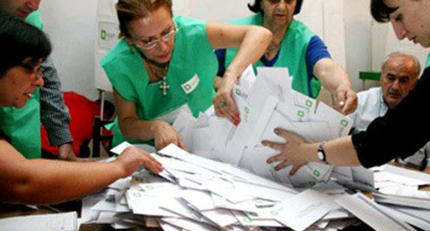 Vote tabulation at a polling station on the voting day Georgia. Courtesy of the http://pik.tv Vote tabulation at a polling station on the voting day Georgia. Courtesy of the http://pik.tv