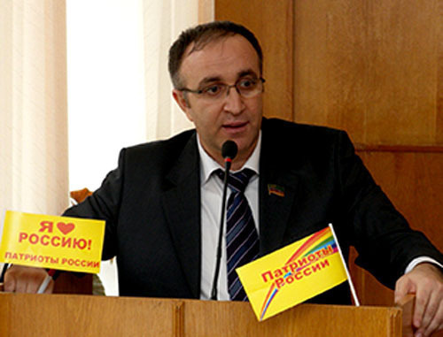 Eduard Khidirov, the leader of the regional office and the leader of the faction "Patrioty Rossii". Photo: press service of "Patrioty Rossii". Eduard Khidirov, the leader of the regional office and the leader of the faction "Patrioty Rossii". Photo: press service of "Patrioty Rossii".