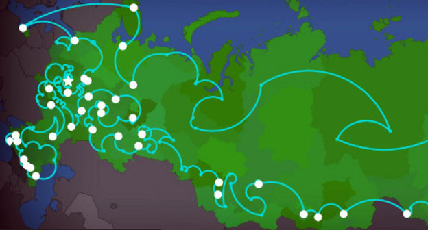 "Alternative Map of Olympic Torch Relay" at the site of the international Human Rights Watch, http://www.hrw.org/ru/news/2013/10/07/rossiya-drugaya-storona-estafety-olimpiiskogo-ognya "Alternative Map of Olympic Torch Relay" at the site of the international Human Rights Watch, http://www.hrw.org/ru/news/2013/10/07/rossiya-drugaya-storona-estafety-olimpiiskogo-ognya