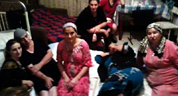 Nazran District of Ingushetia, October 11, 2013. Beginning of a hunger strike of internally displaced persons living in a barrack of the village of Yandare. Photo courtesy of the hunger strikers Nazran District of Ingushetia, October 11, 2013. Beginning of a hunger strike of internally displaced persons living in a barrack of the village of Yandare. Photo courtesy of the hunger strikers