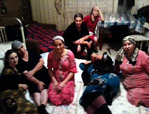 Nazran District of Ingushetia, October 11, 2013. Beginning of a hunger strike of internally displaced persons living in a barrack of the village of Yandare. Photo courtesy of the hunger strikers Nazran District of Ingushetia, October 11, 2013. Beginning of a hunger strike of internally displaced persons living in a barrack of the village of Yandare. Photo courtesy of the hunger strikers