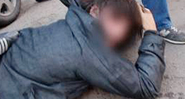 Detention of a man suspected of involvement in suicide bombing on the Russian-Ukrainian border in the Sumy Region. November 2013. Photo of the SSU press service, http://www.sbu.gov.ua/sbu Detention of a man suspected of involvement in suicide bombing on the Russian-Ukrainian border in the Sumy Region. November 2013. Photo of the SSU press service, http://www.sbu.gov.ua/sbu
