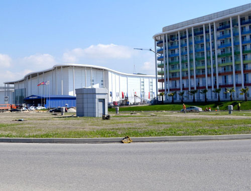 Sochi Media Centre. Summer of 2013. Photo by Svetlana Kravchenko for the ‘Caucasian Knot’. Sochi Media Centre. Summer of 2013. Photo by Svetlana Kravchenko for the ‘Caucasian Knot’.