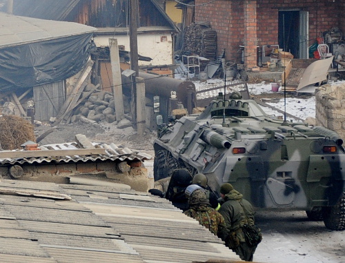 Special operation in the village of Bylym. Photo: NAC Special operation in the village of Bylym. Photo: NAC
