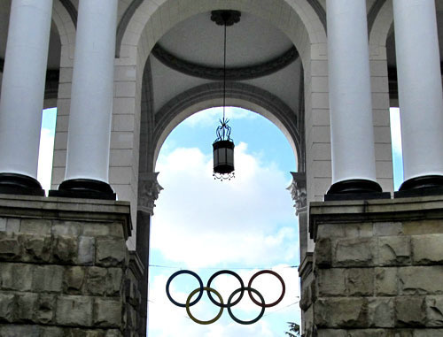 Railway station in Sochi. Photo by Tatiana Ukolova for the ‘Caucasian Knot’. Railway station in Sochi. Photo by Tatiana Ukolova for the ‘Caucasian Knot’.