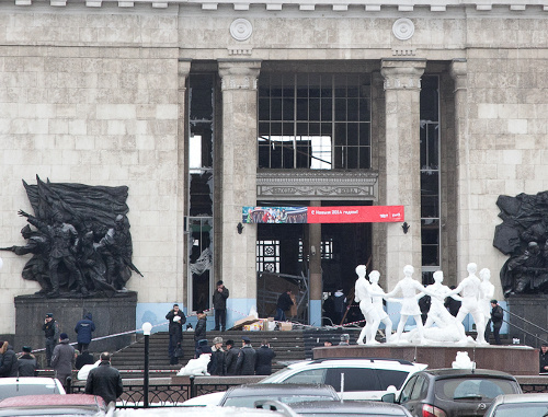 Volgograd railway station after the terror act on December 29, 2013. Photo: http://www.volganet.ru/ Volgograd railway station after the terror act on December 29, 2013. Photo: http://www.volganet.ru/