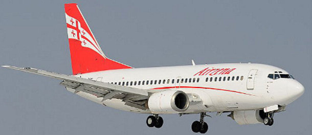 Airplane "Boeing 737-500" of the Georgian airline "Airzena Georgian Airlines". Photo by Konstantin Nikiforov, http://commons.wikimedia.org/wiki/File:Airzena_Boeing_737-500_Nikiforov.jpg Airplane "Boeing 737-500" of the Georgian airline "Airzena Georgian Airlines". Photo by Konstantin Nikiforov, http://commons.wikimedia.org/wiki/File:Airzena_Boeing_737-500_Nikiforov.jpg