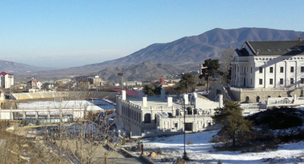 Nagorno-Karabakh, Stepanakert, view of the Central Stadium. January 14, 2013. Photo by Alvard Grigoryan for the "Caucasian Knot" Nagorno-Karabakh, Stepanakert, view of the Central Stadium. January 14, 2013. Photo by Alvard Grigoryan for the "Caucasian Knot"