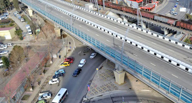 Double road in Sochi. Photo by Svetlana Kravchenko for the "Caucasian Knot" Double road in Sochi. Photo by Svetlana Kravchenko for the "Caucasian Knot"