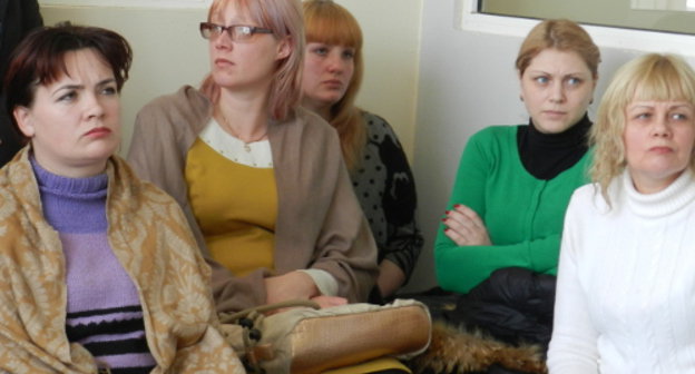 Press-conference of parents of many children and parents of children with disabilities, Volgograd, February 3, 2014. Photo by Tatiana Filimonova for the ‘Caucasian Knot’. Press-conference of parents of many children and parents of children with disabilities, Volgograd, February 3, 2014. Photo by Tatiana Filimonova for the ‘Caucasian Knot’.
