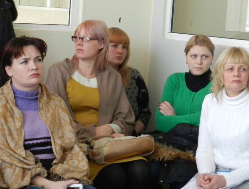 Press-conference of parents of many children and parents of children with disabilities, Volgograd, February 3, 2014. Photo by Tatiana Filimonova for the ‘Caucasian Knot’. Press-conference of parents of many children and parents of children with disabilities, Volgograd, February 3, 2014. Photo by Tatiana Filimonova for the ‘Caucasian Knot’.