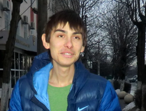 Igor Kharchenko, an activist of the "Ecological Watch for Northern Caucasus", after discharge. Krasnodar, February 9, 2014. Photo by Natalya Porokhnia for the "Caucasian Knot"
