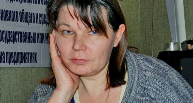 Participant of the hunger-strike Olga Stepanova. Volgograd, February 2014. Photo by Tatyana Filimonova for the "Caucasian Knot" Participant of the hunger-strike Olga Stepanova. Volgograd, February 2014. Photo by Tatyana Filimonova for the "Caucasian Knot"