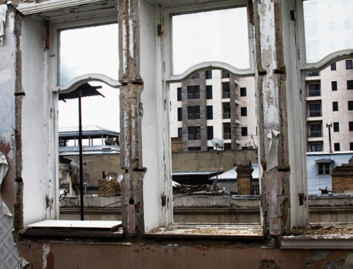 View from a window of a demolished house in central Baku. March 2012. Photo by Aziz Karimov for the "Caucasian Knot" View from a window of a demolished house in central Baku. March 2012. Photo by Aziz Karimov for the "Caucasian Knot"