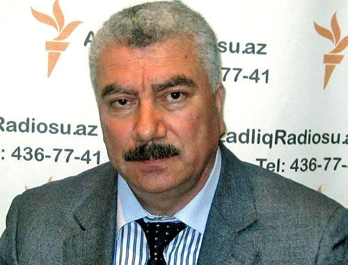 The lawyer Namizad Safarov, a member of the NCDF. Photo: RFE/RL The lawyer Namizad Safarov, a member of the NCDF. Photo: RFE/RL