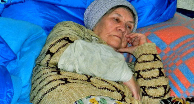 Lydia Petrova, 83, a participant of the hunger strike. Volgograd, February 7, 2014. Photo by Tatyana Filimonova for the "Caucasian Knot" Lydia Petrova, 83, a participant of the hunger strike. Volgograd, February 7, 2014. Photo by Tatyana Filimonova for the "Caucasian Knot"