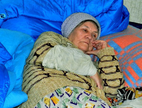 Lydia Petrova, 83, a participant of the hunger strike. Volgograd, February 7, 2014. Photo by Tatyana Filimonova for the "Caucasian Knot" Lydia Petrova, 83, a participant of the hunger strike. Volgograd, February 7, 2014. Photo by Tatyana Filimonova for the "Caucasian Knot"