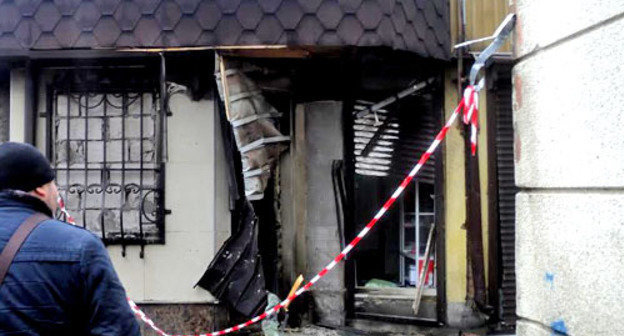 The drugstore blown up in Nalchik near the Central Marketplace. Nalchik, February 27, 2014. Photo by Lyudmila Maratova for the "Caucasian Knot" The drugstore blown up in Nalchik near the Central Marketplace. Nalchik, February 27, 2014. Photo by Lyudmila Maratova for the "Caucasian Knot"