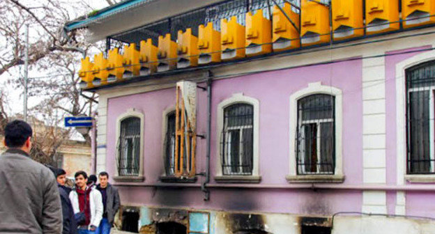 PFPA Baku office building after explosion. Baku, March 3, 2014. Photo by Aziz Karimov for the ‘Caucasian Knot’. PFPA Baku office building after explosion. Baku, March 3, 2014. Photo by Aziz Karimov for the ‘Caucasian Knot’.