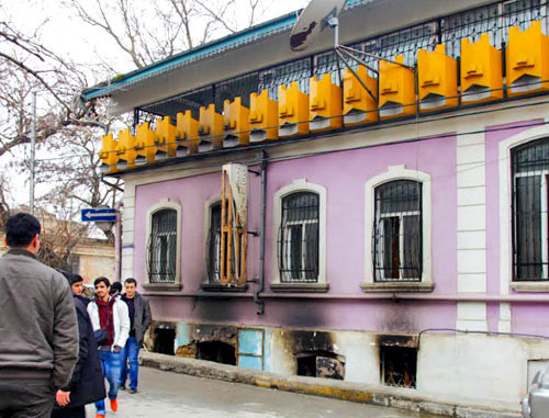 PFPA Baku office building after explosion. Baku, March 3, 2014. Photo by Aziz Karimov for the ‘Caucasian Knot’. PFPA Baku office building after explosion. Baku, March 3, 2014. Photo by Aziz Karimov for the ‘Caucasian Knot’.