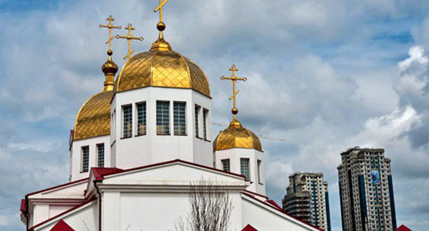 Michael the Archangel Church in Grozny, built in 1892. Photo: Krasnov Sergei, http://commons.wikimedia.org/ Michael the Archangel Church in Grozny, built in 1892. Photo: Krasnov Sergei, http://commons.wikimedia.org/