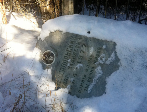 Broken grave-stone at one of Christian cemeteries in Chechnya. February 2014. Photo: HRC "Memorial", http://memo.ru/d/189489.html Broken grave-stone at one of Christian cemeteries in Chechnya. February 2014. Photo: HRC "Memorial", http://memo.ru/d/189489.html