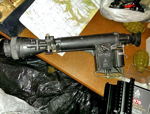 A large hiding with weapons and ammunition found in the house by the FSB officers. Dagestan, Buynaksk, March 11, 2014. Photo by http://nac.gov.ru/ A large hiding with weapons and ammunition found in the house by the FSB officers. Dagestan, Buynaksk, March 11, 2014. Photo by http://nac.gov.ru/