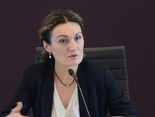 Ketevan Tsikhelashvili, Georgian Deputy Minister for Reintegration. Photo: Office of the State Minister for Reconciliation and Civic Equality, https://www.facebook.com/SMRCEgeorgia Ketevan Tsikhelashvili, Georgian Deputy Minister for Reintegration. Photo: Office of the State Minister for Reconciliation and Civic Equality, https://www.facebook.com/SMRCEgeorgia