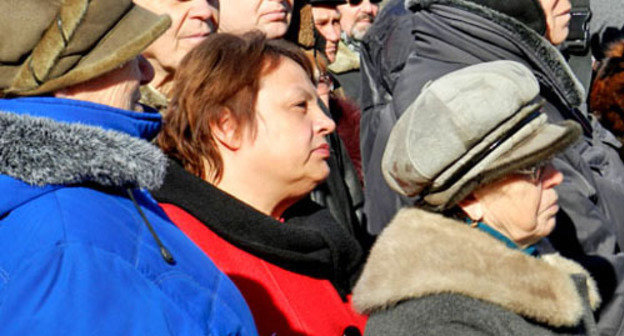 Participants of the rally demanding resignation of Sergey Bozhenov as Governor of the Volgograd Region. Volgograd, February 22, 2014. Photo by Tatiana Filimonova. Participants of the rally demanding resignation of Sergey Bozhenov as Governor of the Volgograd Region. Volgograd, February 22, 2014. Photo by Tatiana Filimonova.