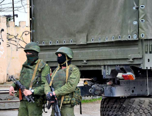 Russian military men. Photo RFE/RL Russian military men. Photo RFE/RL