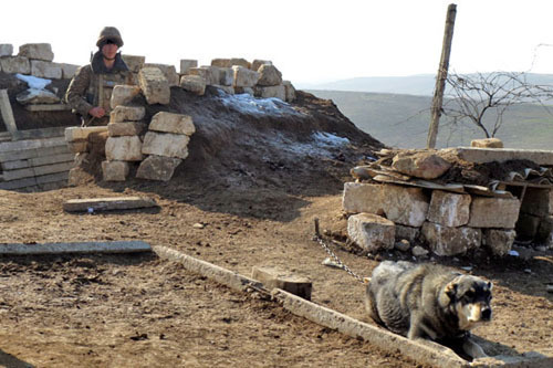 A military unit in Nagorno-Karabakh. Martuninsky district. Photo by Alvard Grigoryan for the "Caucasian Knot" A military unit in Nagorno-Karabakh. Martuninsky district. Photo by Alvard Grigoryan for the "Caucasian Knot"