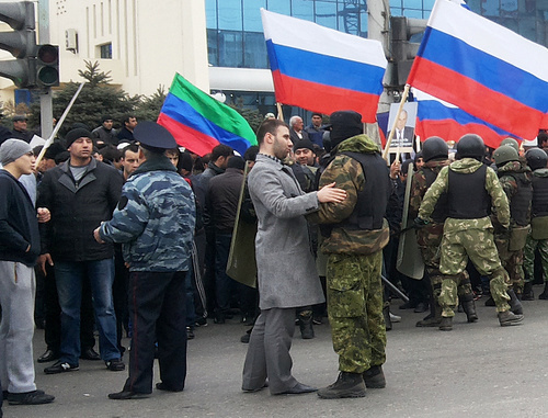 Rally in support of Said Amirov, Makhachkala, April 12, 2014. Photo by Patimat Makhmudova for the ‘Caucasian Knot’. Rally in support of Said Amirov, Makhachkala, April 12, 2014. Photo by Patimat Makhmudova for the ‘Caucasian Knot’.