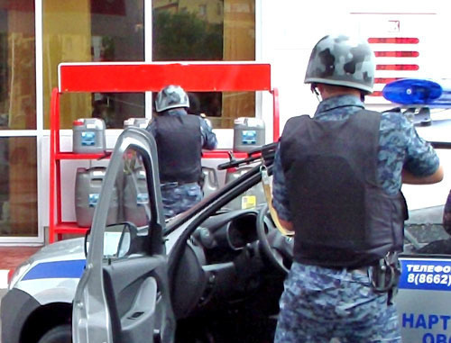 Law enforcement officers. Photo: Extradepartmental Protection Directorate of Internal Affairs Department for the Kabardino-Balkarian Republic, http://uvokbr.ru Law enforcement officers. Photo: Extradepartmental Protection Directorate of Internal Affairs Department for the Kabardino-Balkarian Republic, http://uvokbr.ru