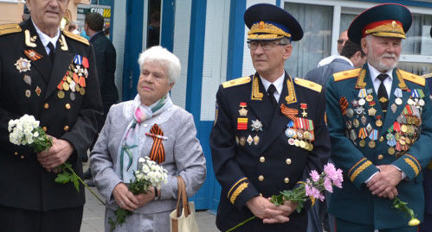 Veterans attending Victory Day festivities. Sochi, May 9, 2014. Photo by Svetlana Kravchenko for the ‘Caucasian Knot’. Veterans attending Victory Day festivities. Sochi, May 9, 2014. Photo by Svetlana Kravchenko for the ‘Caucasian Knot’.