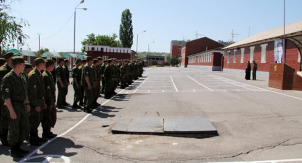 Oath ceremony in military unit in Novocherkassk. Photo: http://rostoveparhia.ru Oath ceremony in military unit in Novocherkassk. Photo: http://rostoveparhia.ru