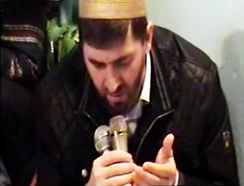 Imam of Stalskoe village Omaraskhab Alibegov. Screenshot from YouTube video, http://www.youtube.com/watchv=CUphhTCXUO8 Imam of Stalskoe village Omaraskhab Alibegov. Screenshot from YouTube video, http://www.youtube.com/watchv=CUphhTCXUO8