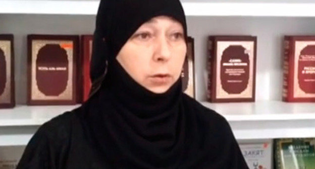 Zarema Bagavutdinova. Screenshot of a video at youtube.com Zarema Bagavutdinova. Screenshot of a video at youtube.com