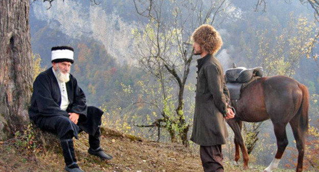 A scene from the film "Ordered to Forget". Photo from Facebook page of producer Ruslan Kokanaev, http://ru-ru.facebook.com A scene from the film "Ordered to Forget". Photo from Facebook page of producer Ruslan Kokanaev, http://ru-ru.facebook.com