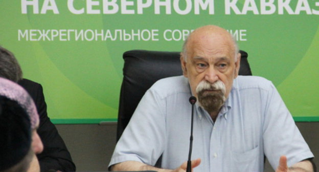 Interregional conference "Human rights and international relations in Northern Caucasus". On the photo is a member of "Moscow Helsinki Group" Valery Borschev, Pyatigorsk, May 24, 2013. Photo by Magomed Tuayev for the ‘Caucasian Knot’. Interregional conference "Human rights and international relations in Northern Caucasus". On the photo is a member of "Moscow Helsinki Group" Valery Borschev, Pyatigorsk, May 24, 2013. Photo by Magomed Tuayev for the ‘Caucasian Knot’.