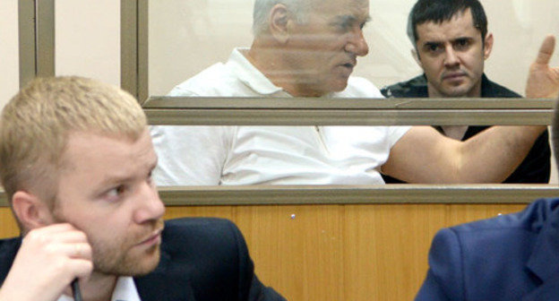 Said Amirov (to the left) and Yusup Djaparov, defence is in the front of the courtroom. Rostov-on-Don, May 13, 2014. Photo by Oleg Pchelov for the "Caucasian Knot" Said Amirov (to the left) and Yusup Djaparov, defence is in the front of the courtroom. Rostov-on-Don, May 13, 2014. Photo by Oleg Pchelov for the "Caucasian Knot"