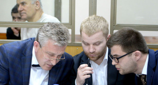 The defence of Said Amirov and Yusup Djaparov in the courtroom of the North-Caucasian District Military Court. Rostov-on-Don, May 16, 2014. Photo by Oleg Pchelov for the "Caucasian Knot" The defence of Said Amirov and Yusup Djaparov in the courtroom of the North-Caucasian District Military Court. Rostov-on-Don, May 16, 2014. Photo by Oleg Pchelov for the "Caucasian Knot"