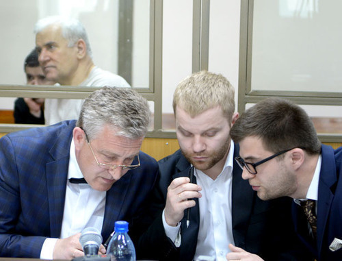 The defence of Said Amirov and Yusup Djaparov in the courtroom of the North-Caucasian District Military Court. Rostov-on-Don, May 16, 2014. Photo by Oleg Pchelov for the "Caucasian Knot" The defence of Said Amirov and Yusup Djaparov in the courtroom of the North-Caucasian District Military Court. Rostov-on-Don, May 16, 2014. Photo by Oleg Pchelov for the "Caucasian Knot"