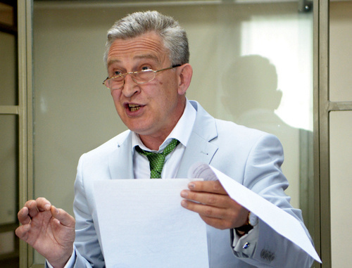 Amirov's advocate Vladimir Postanyuk giving speech in the court. Rostov-on-Don, June 6, 2014. Photo by Oleg Pchelov for the ‘Caucasian Knot’. Amirov's advocate Vladimir Postanyuk giving speech in the court. Rostov-on-Don, June 6, 2014. Photo by Oleg Pchelov for the ‘Caucasian Knot’.