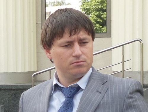 Alexei Mikhalchik, advocate of Sergey Khadjikurbanov, June 2013. Photo by the ‘Caucasian Knot’. Alexei Mikhalchik, advocate of Sergey Khadjikurbanov, June 2013. Photo by the ‘Caucasian Knot’.