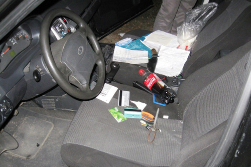 Salon of the car after the search. Photo by MIA press-service, 26.mvd.ru Salon of the car after the search. Photo by MIA press-service, 26.mvd.ru