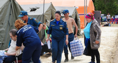 Ukrainian refugees in Rostov Region. June 2014. Photo by the Regional Ministry for Emergencies (MfE) Ukrainian refugees in Rostov Region. June 2014. Photo by the Regional Ministry for Emergencies (MfE)